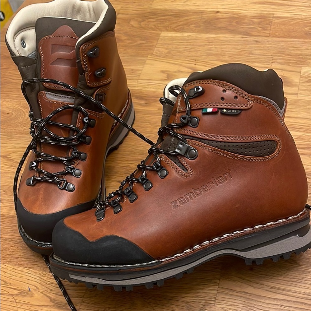 Zamberlan Tofane NW GTX Brown Leather Hiking Boots - Picture 3 of 10